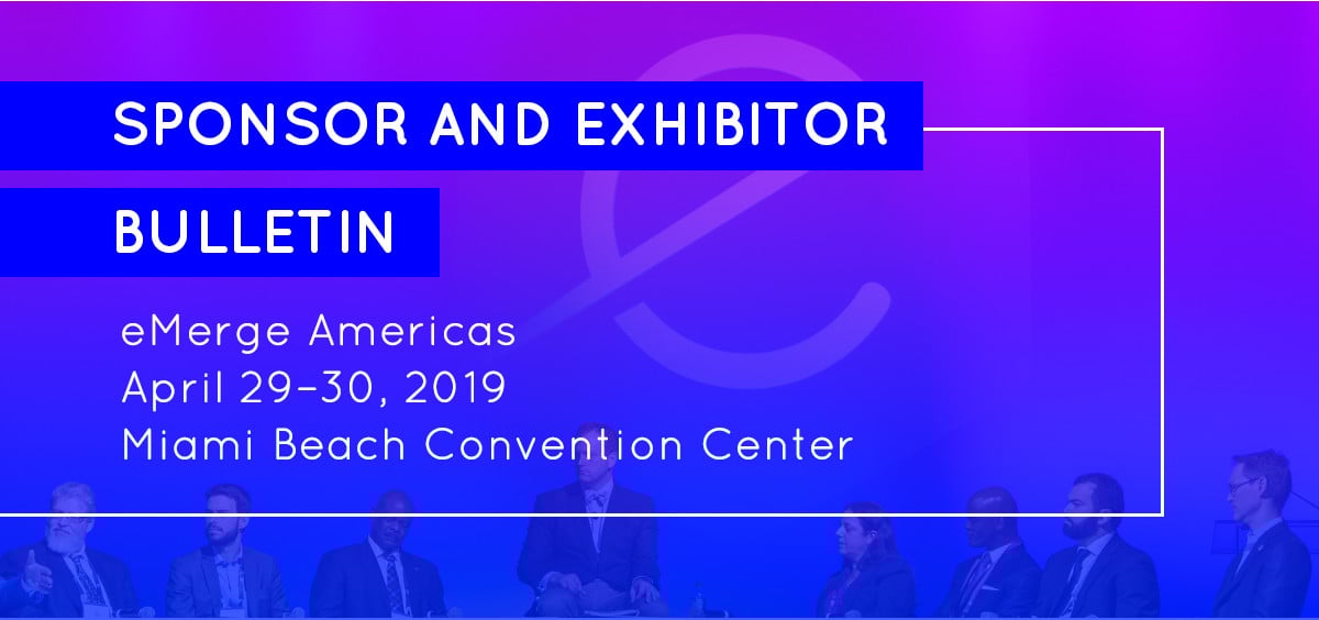 Sponsor and exhibitor bulletin