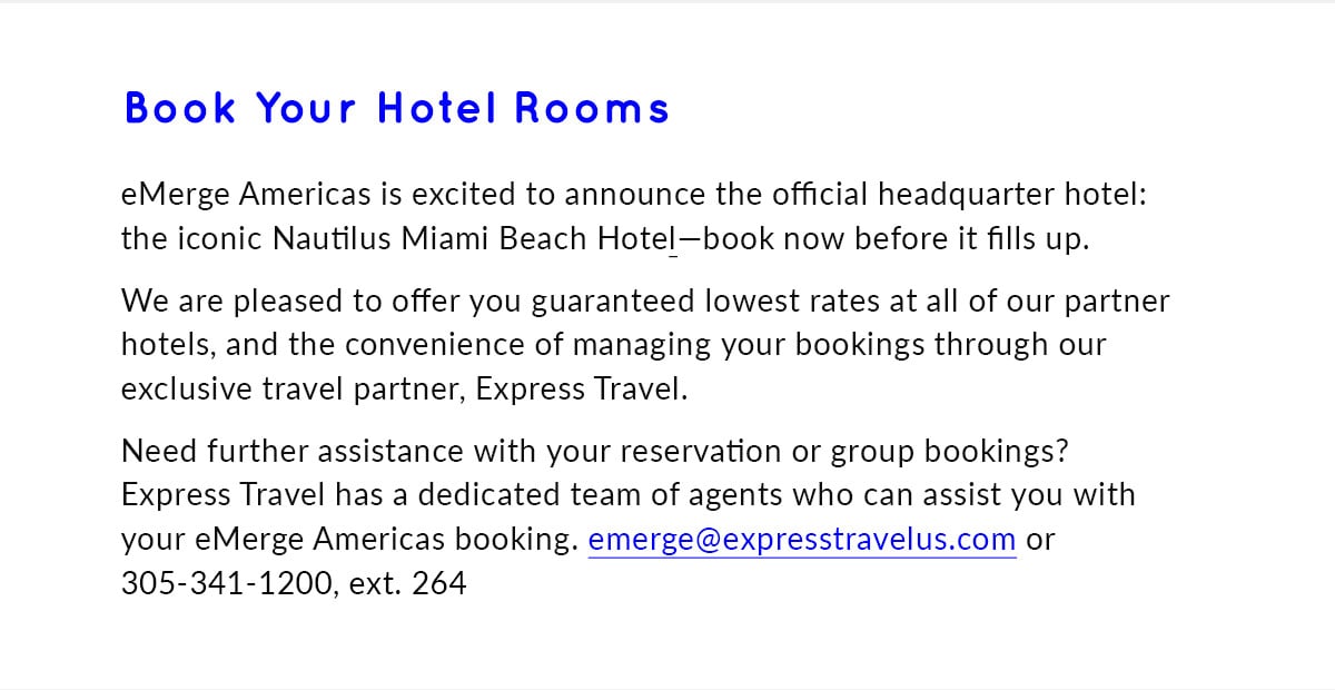Book your hotel rooms