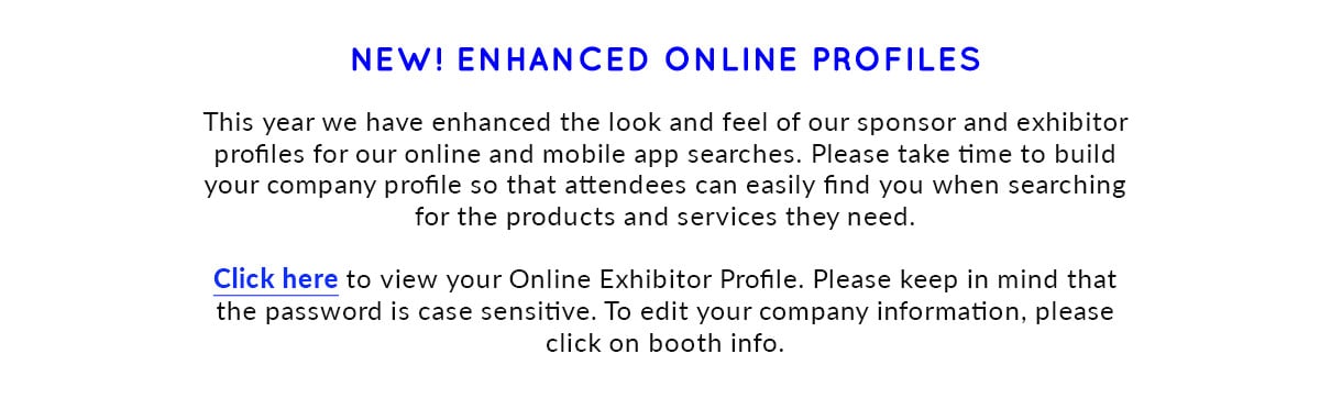 New enhanced online profiles