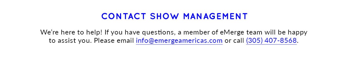 Contact show management